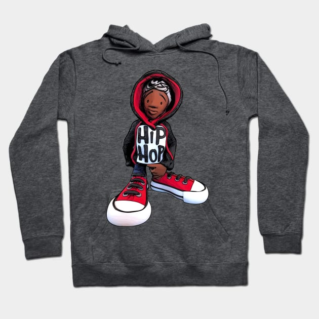 Hip Hop Boi Hoodie by ArtistLM